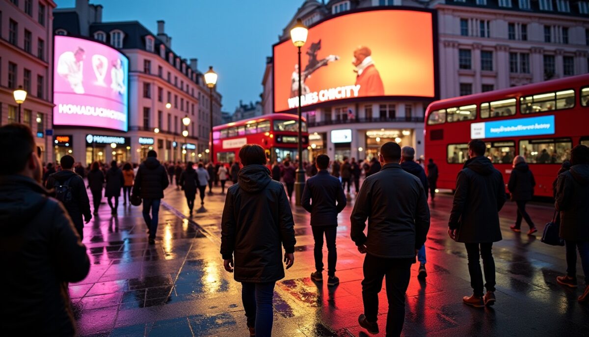 Piccadilly Circus à Londres : un carrefour vibrant entre boutiques, spectacles et vie nocturne