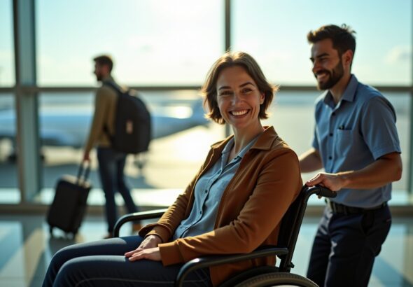 Voyager en avion quand on est personne en situation de handicap : nos conseils pratiques pour une organisation sans stress