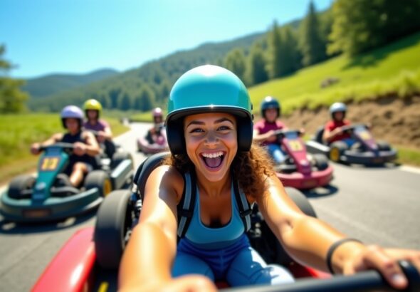 Kart de descente : une expérience fun et ouverte à tous