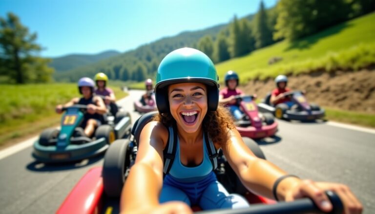 Kart de descente : une expérience fun et ouverte à tous