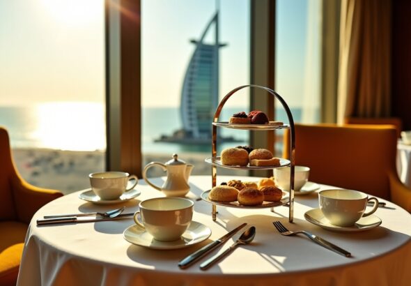 Pause gourmande et élégance : vivez un afternoon tea d'exception au Burj Al Arab à Dubaï