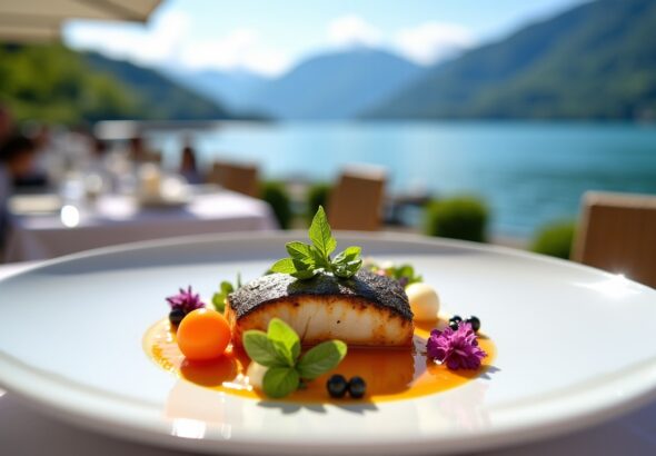 Exploration gourmande des délices des restaurants au bord du lac d'Aix-les-Bains