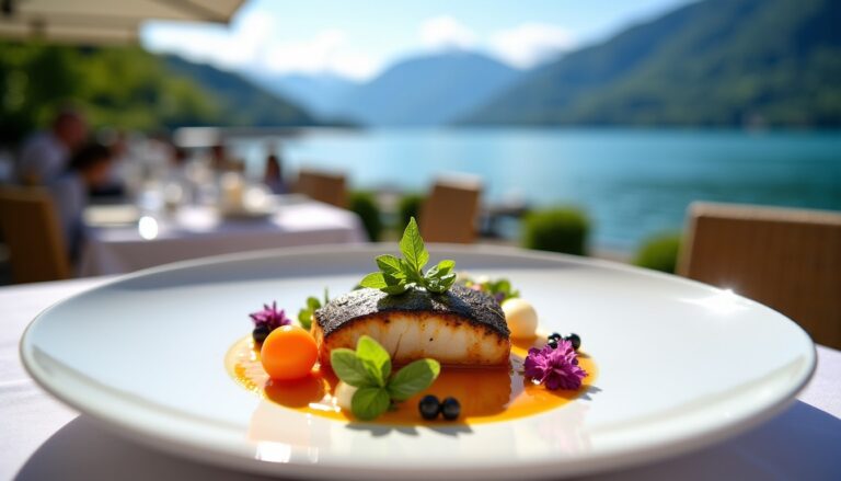Exploration gourmande des délices des restaurants au bord du lac d'Aix-les-Bains