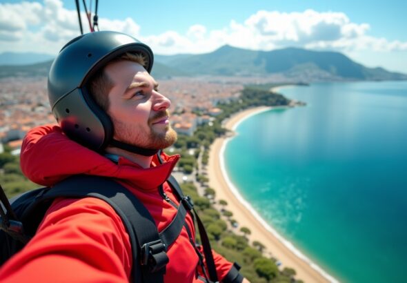 Découvrez les sensations fortes avec un baptême de parapente au-dessus de Nice